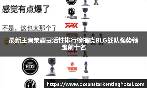 最新王者荣耀灵活性排行榜揭晓BLG战队强势领跑前十名